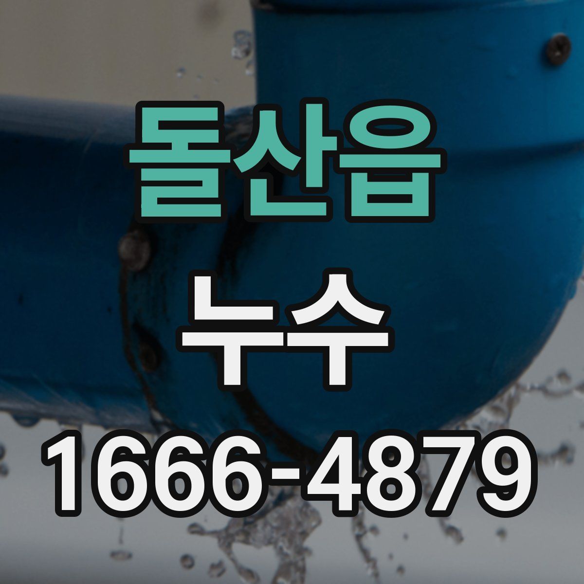돌산읍 누수