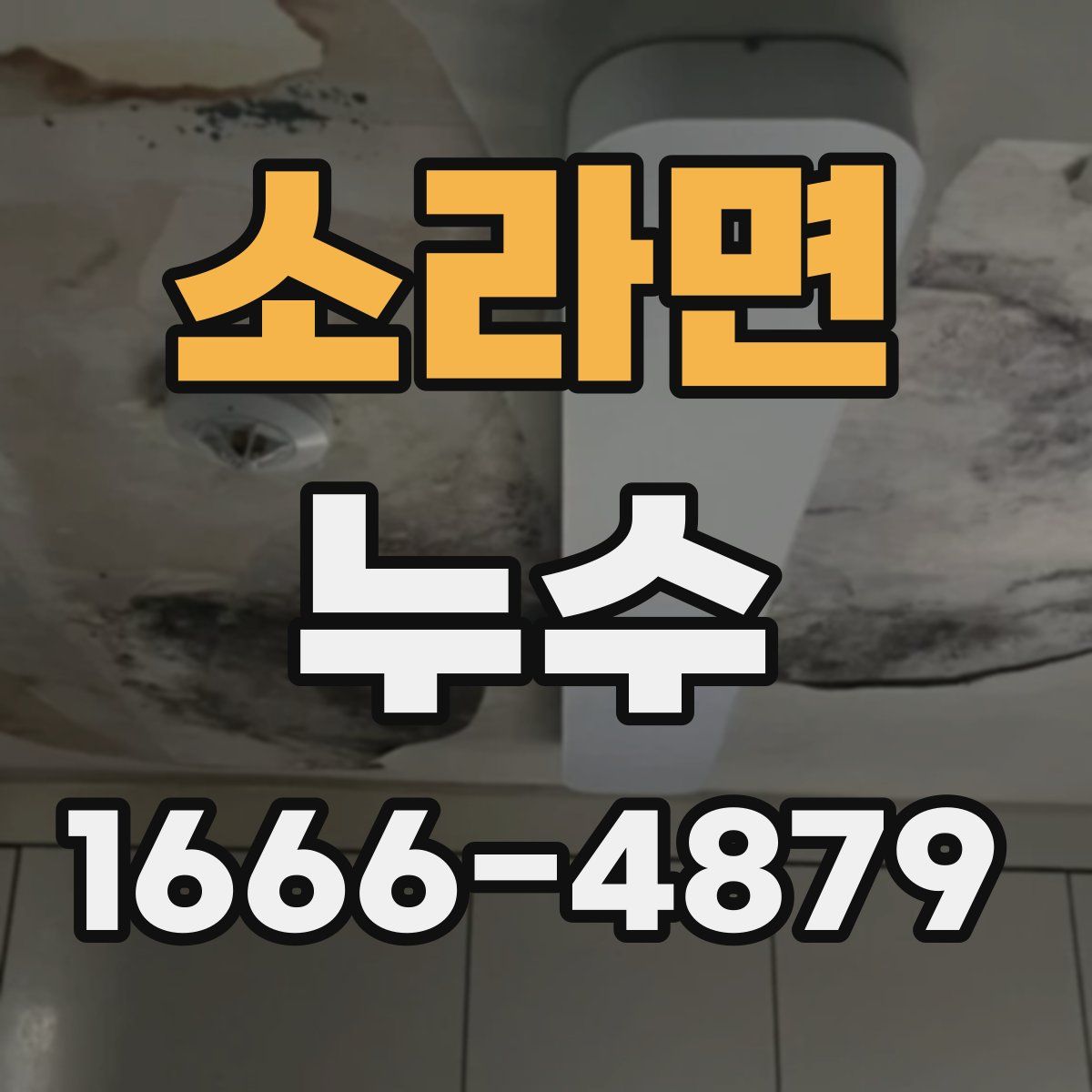 소라면 누수