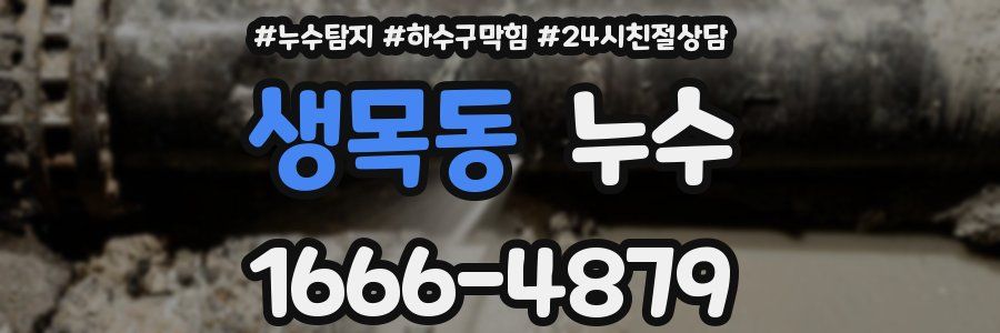 생목동 누수
