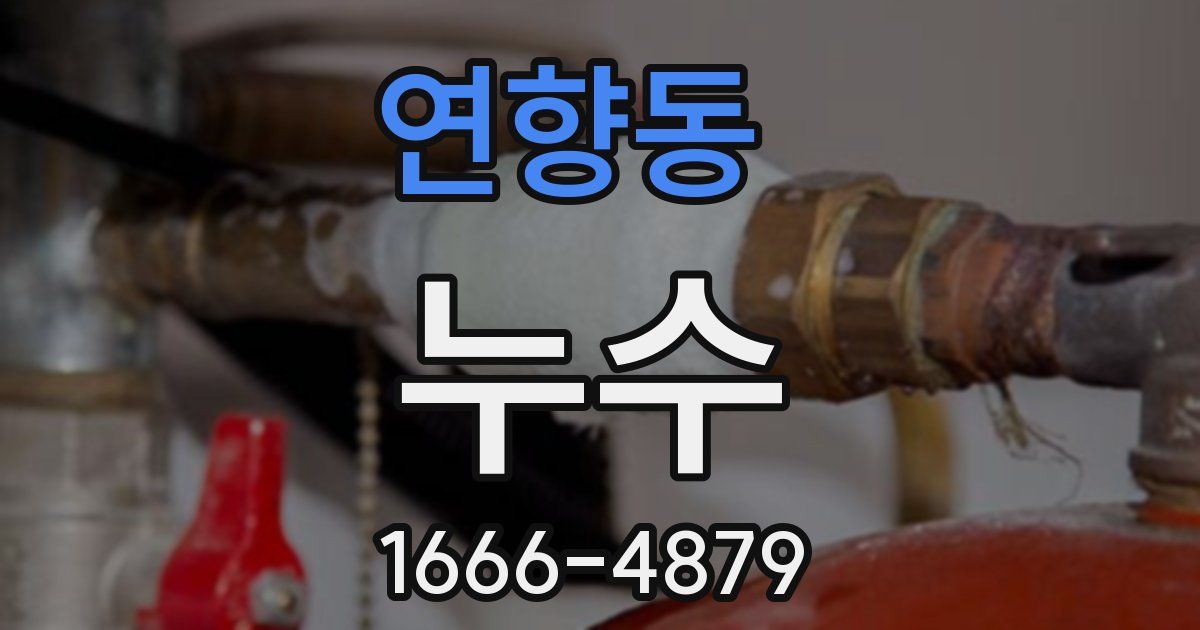 연향동 누수
