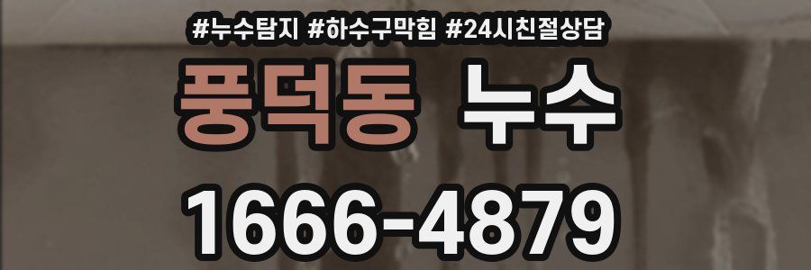 풍덕동 누수
