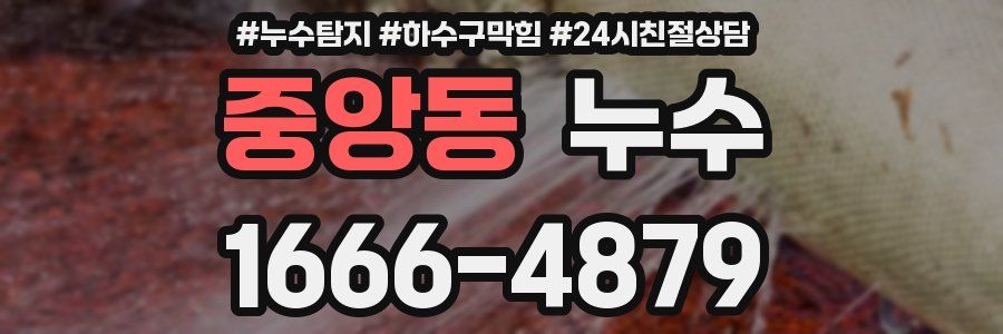 중앙동 누수