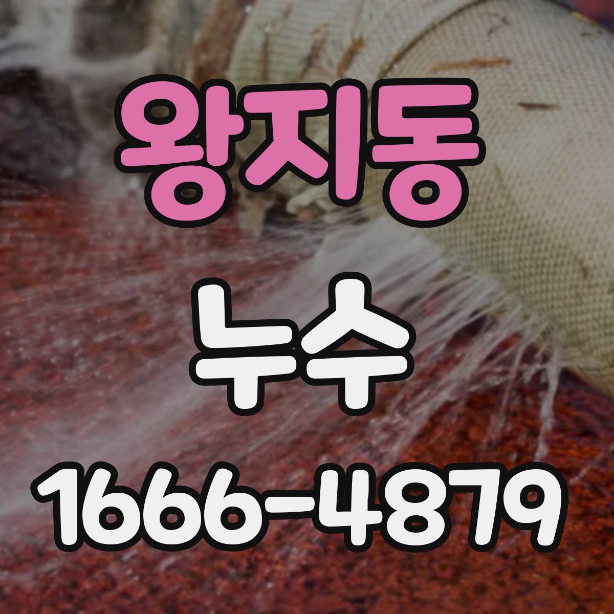 왕지동 누수