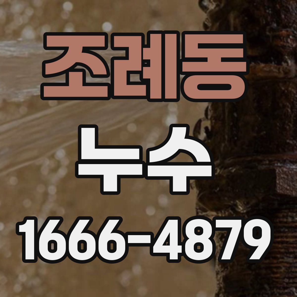 조례동 누수