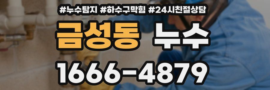 금성동 누수