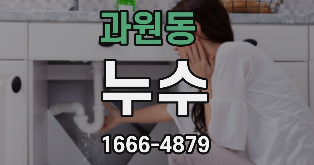 과원동 누수