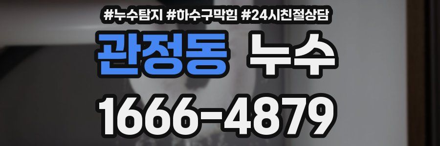 관정동 누수