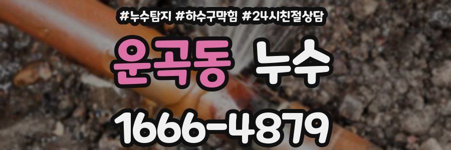운곡동 누수
