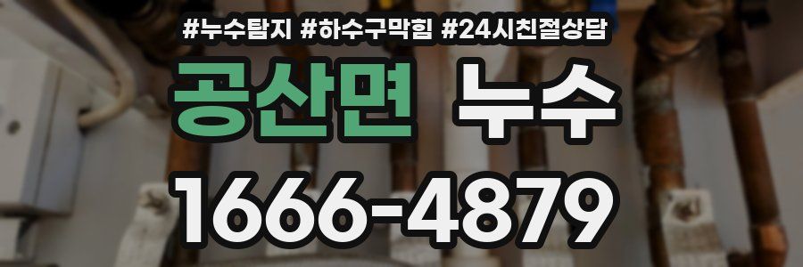 공산면 누수