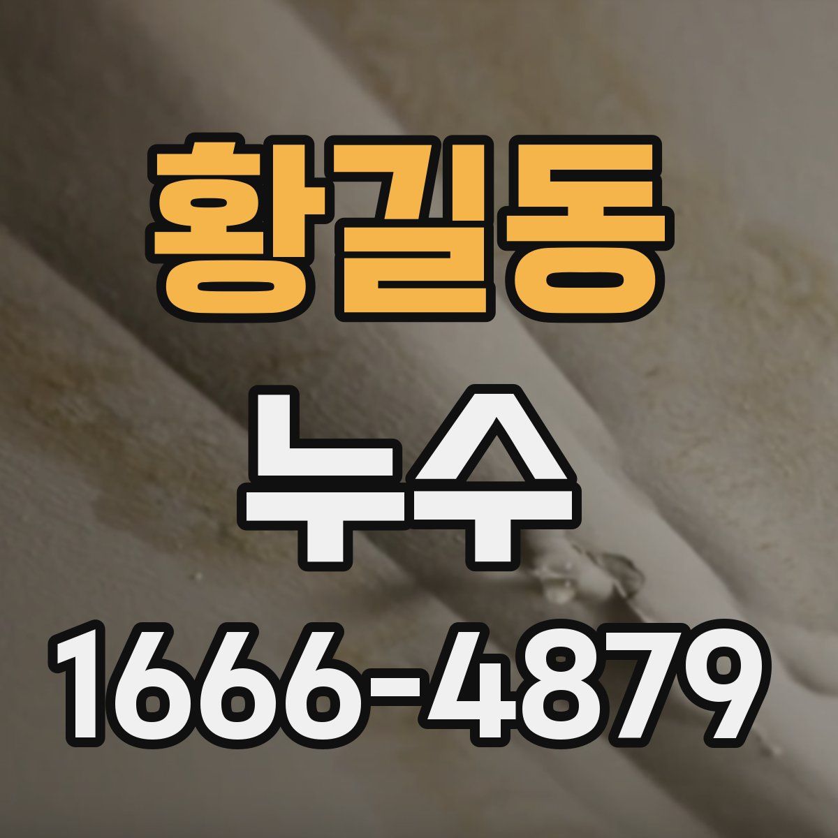 황길동 누수