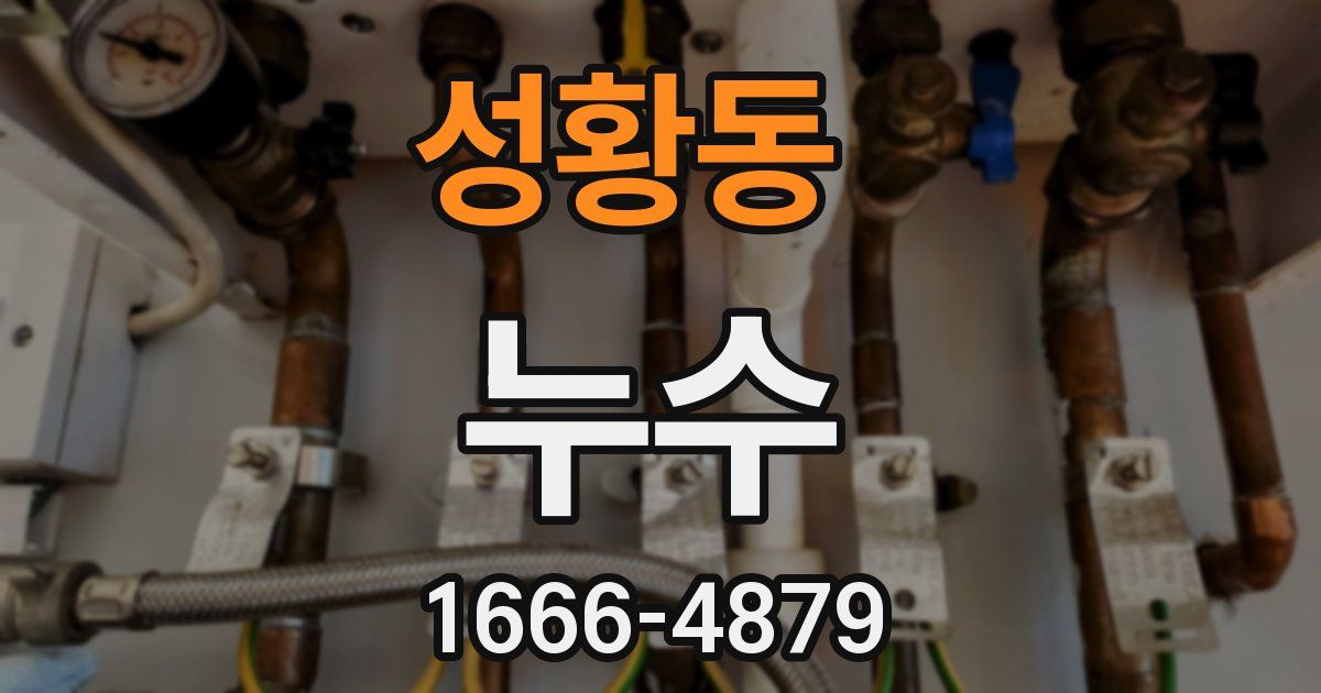 성황동 누수