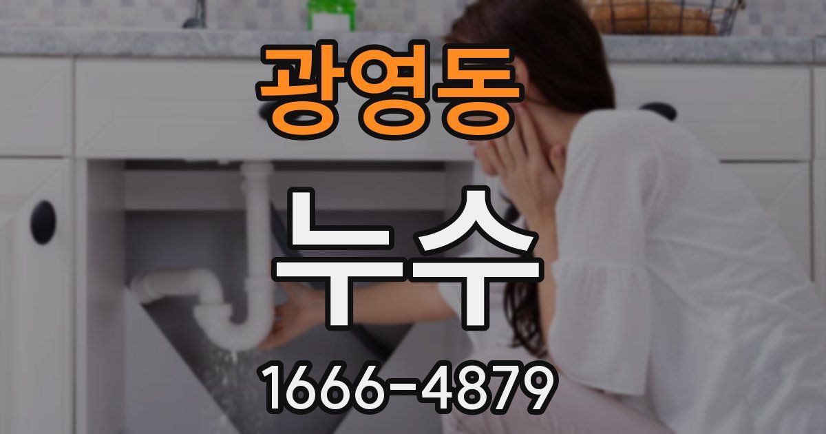 광영동 누수
