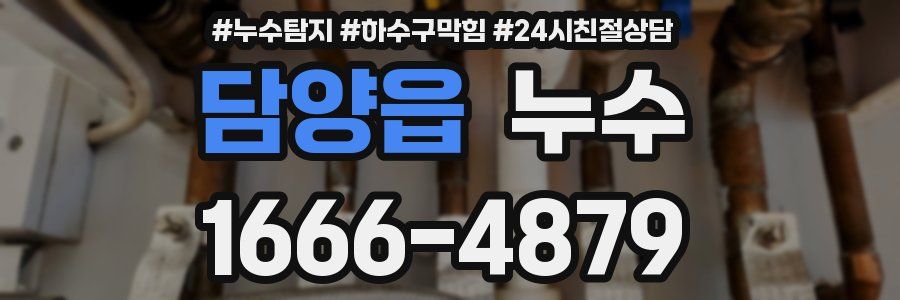 담양읍 누수