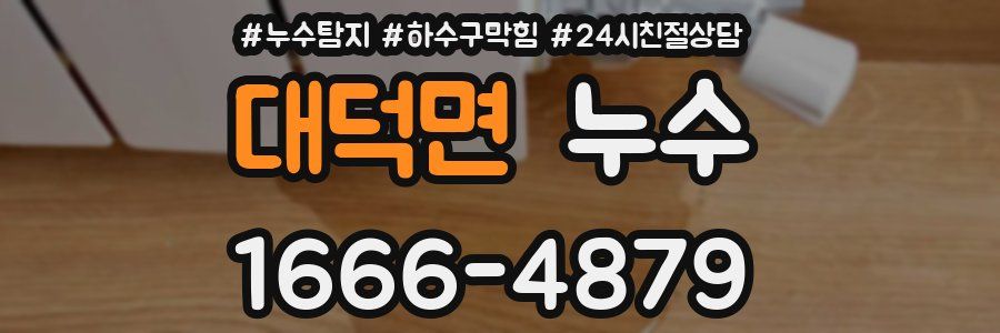 대덕면 누수