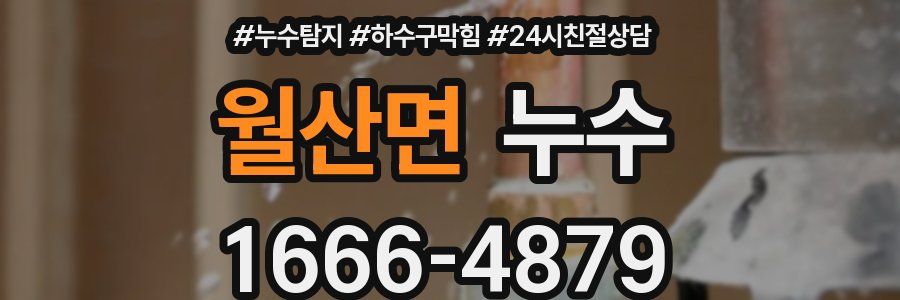 월산면 누수