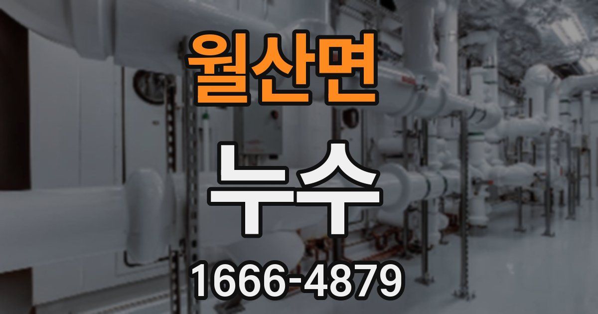 월산면 누수