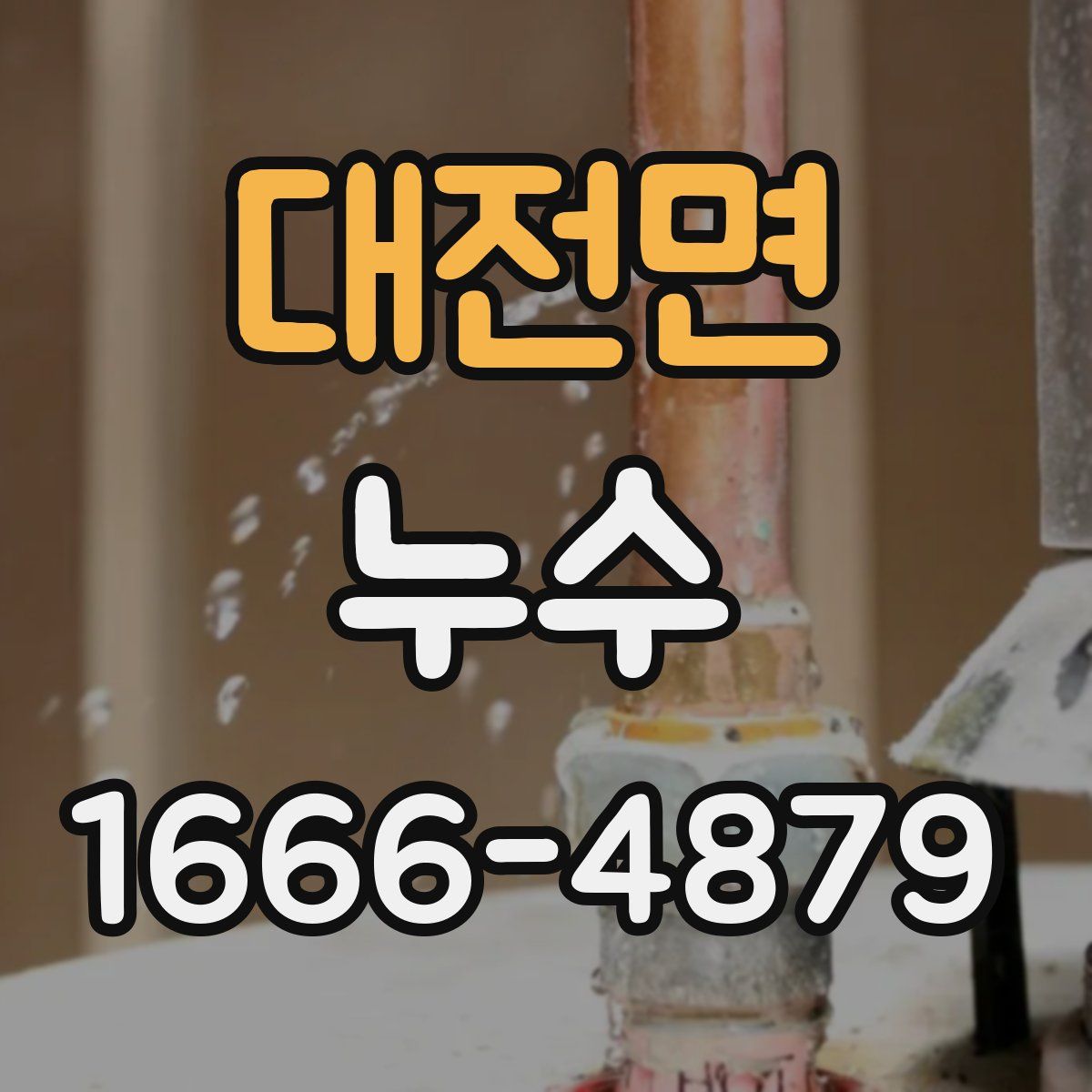대전면 누수