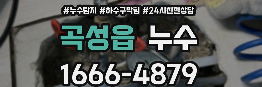 곡성읍 누수