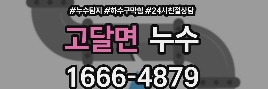 고달면 누수