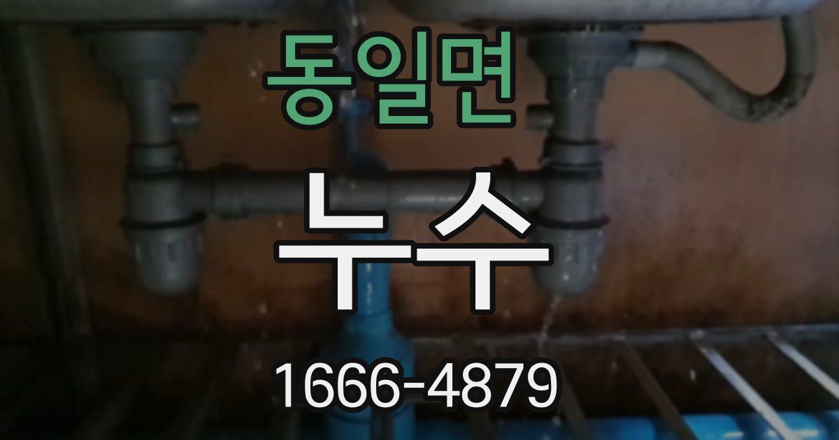 동일면 누수