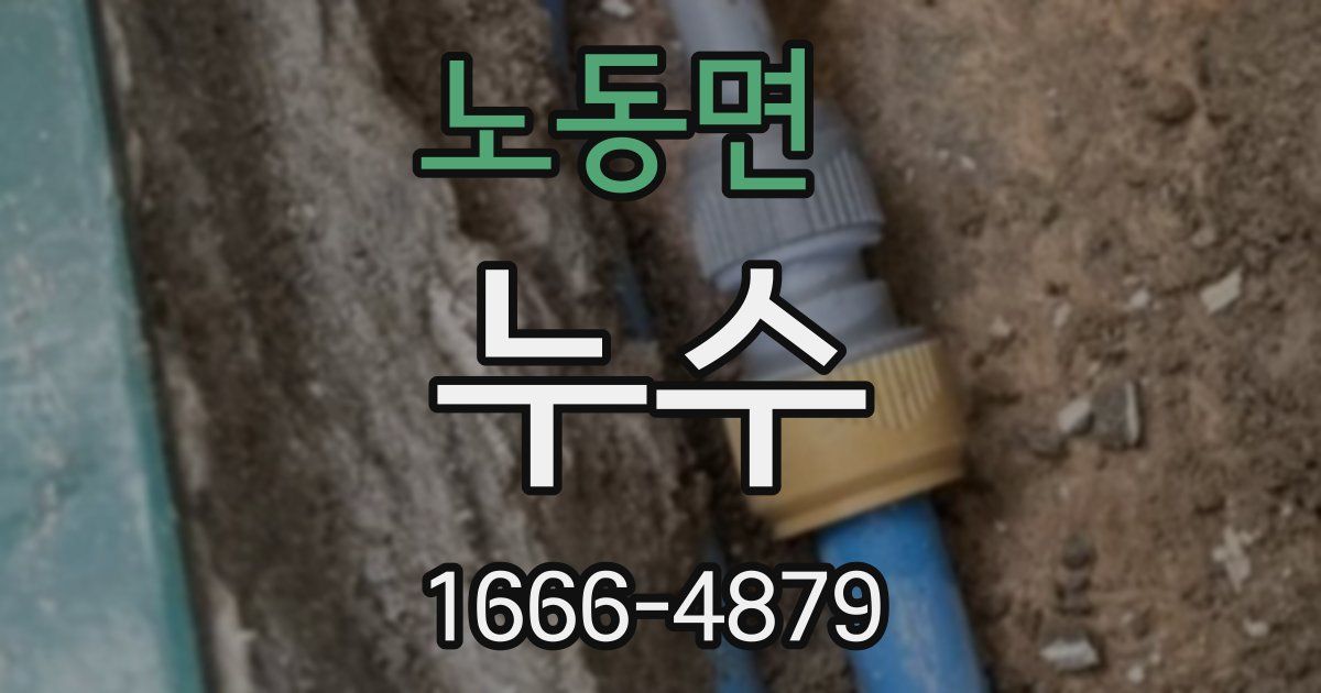 노동면 누수