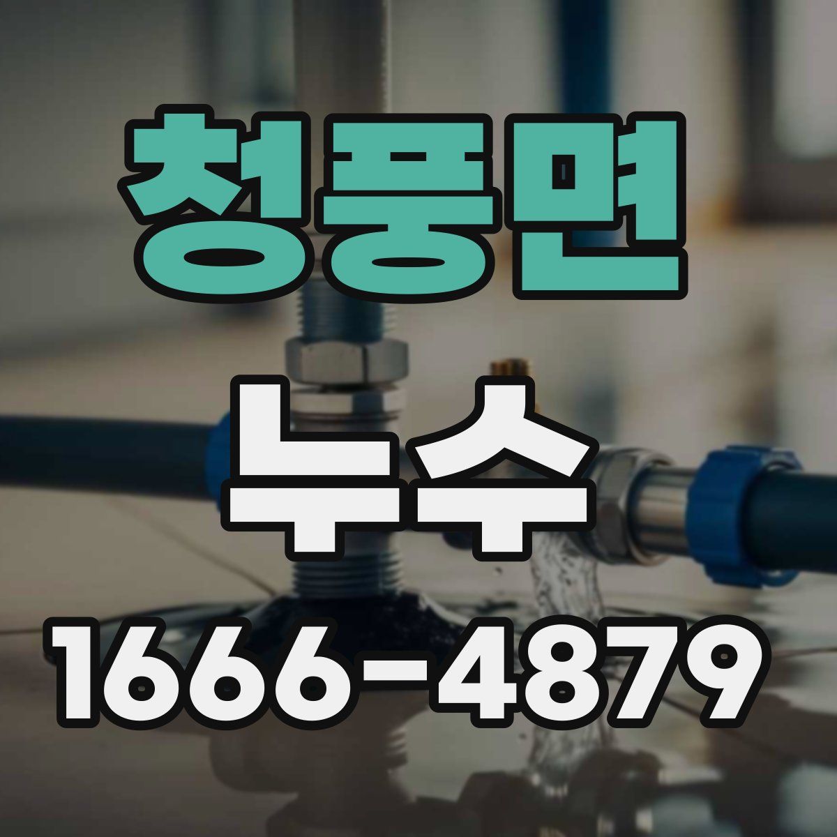 청풍면 누수