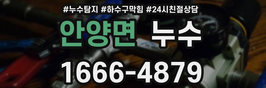 안양면 누수