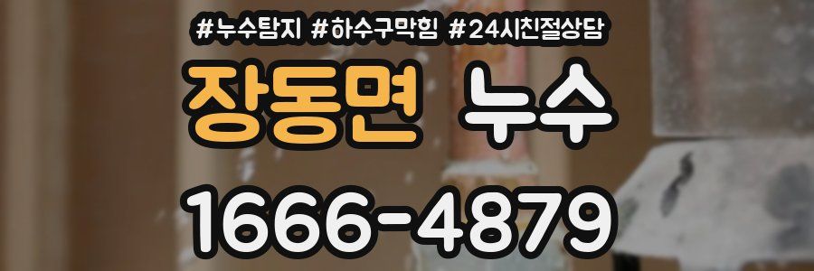 장동면 누수