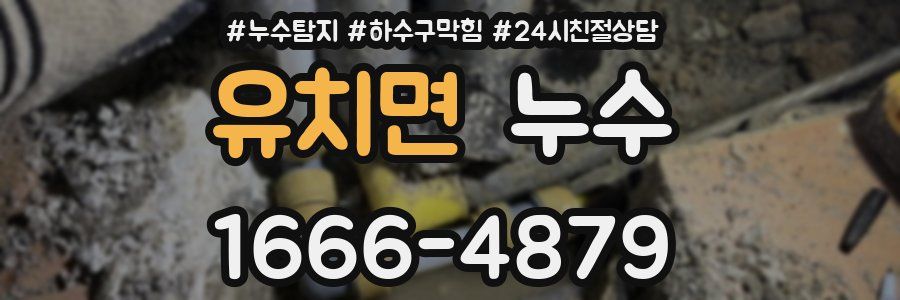 유치면 누수