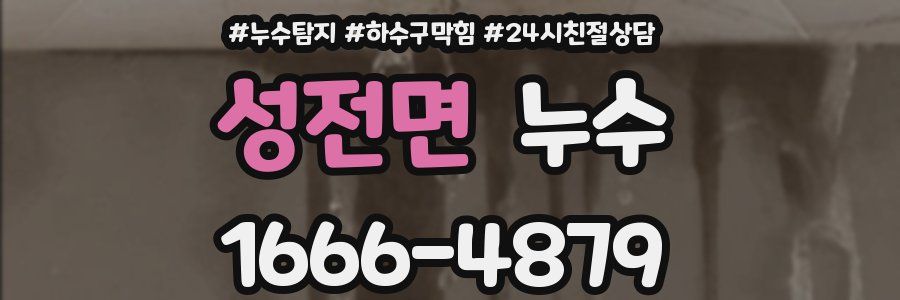 성전면 누수