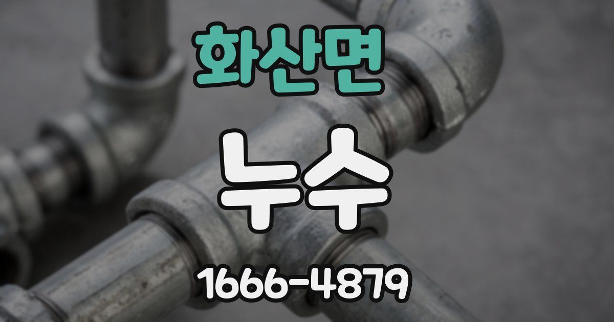 화산면 누수