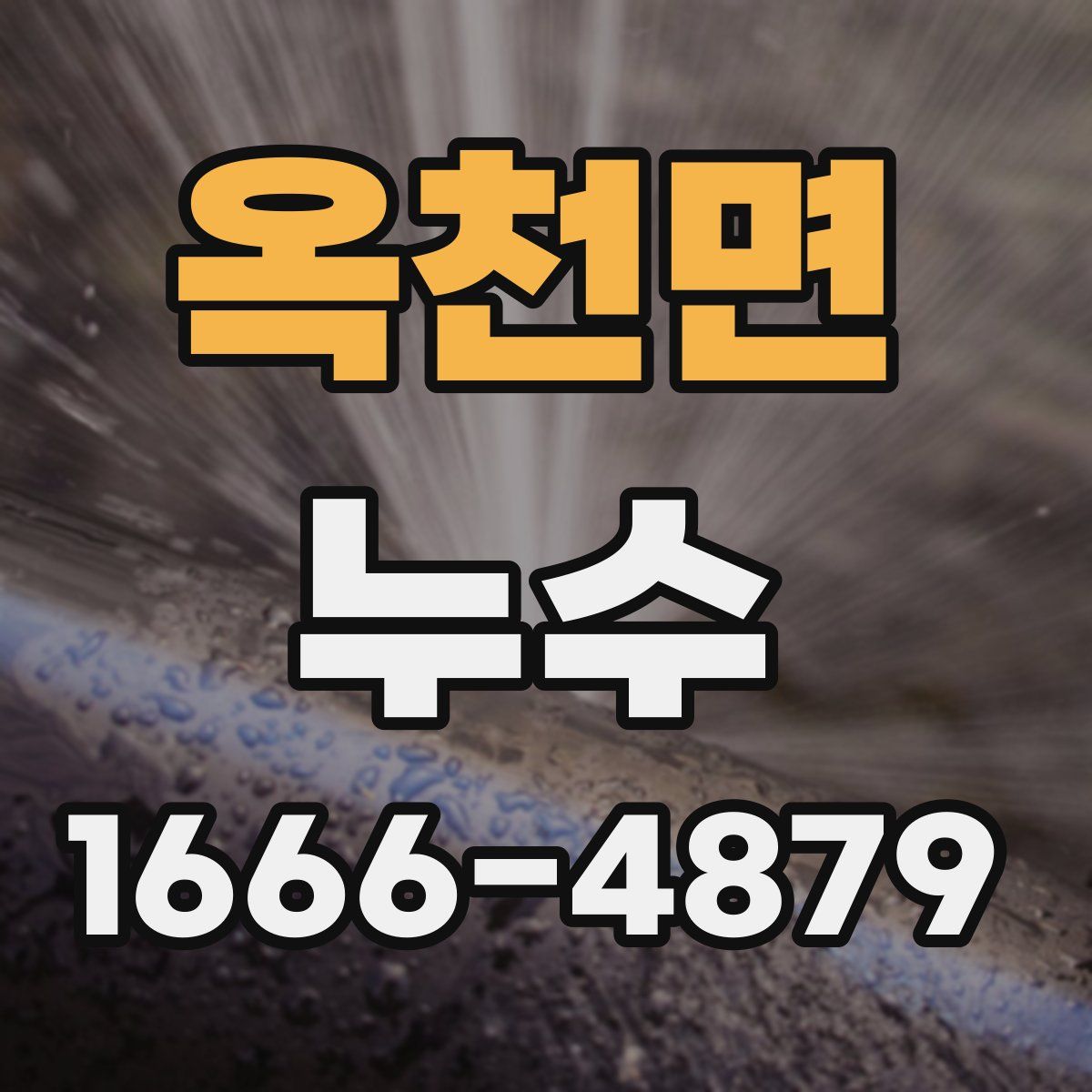 옥천면 누수