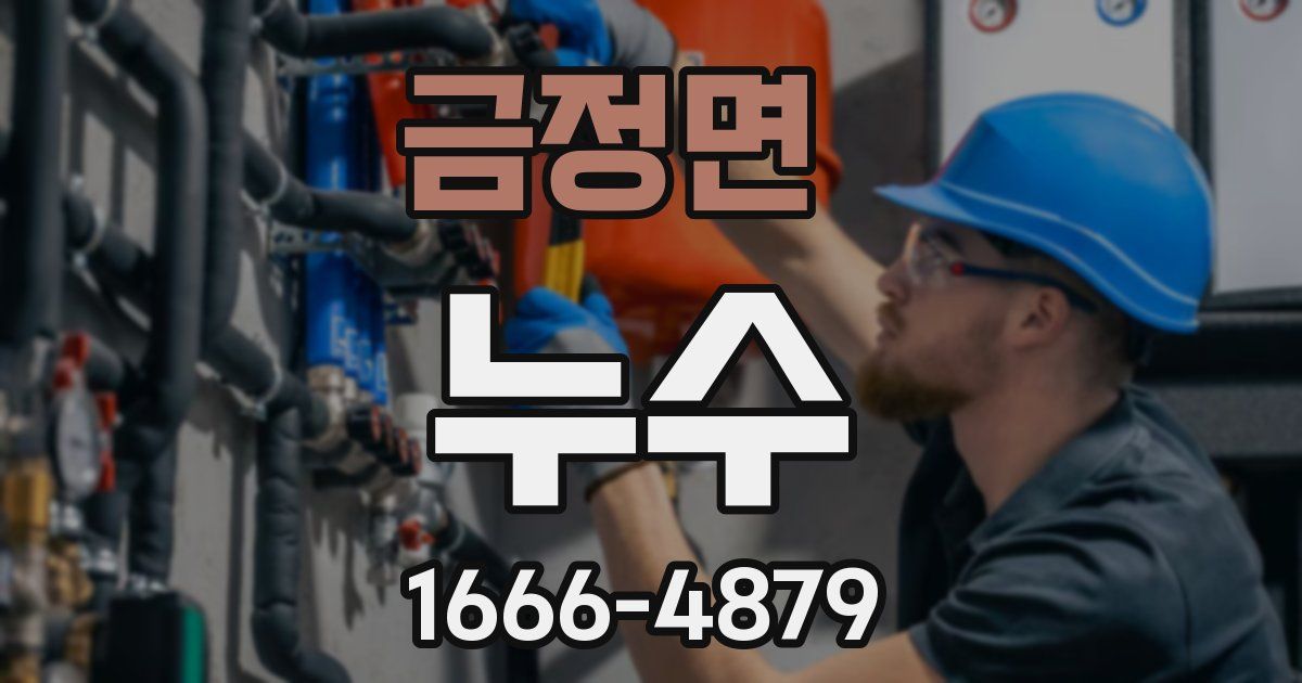 금정면 누수