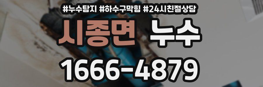 시종면 누수
