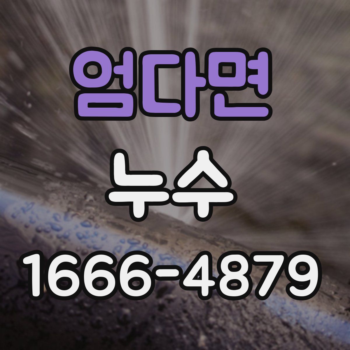 엄다면 누수