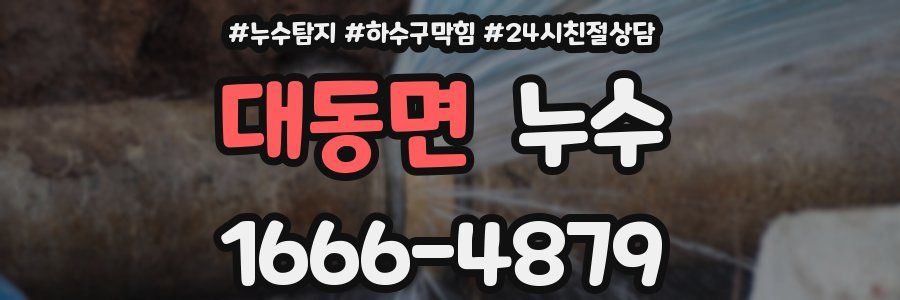 대동면 누수