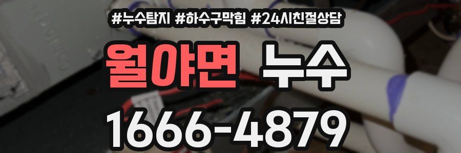 월야면 누수