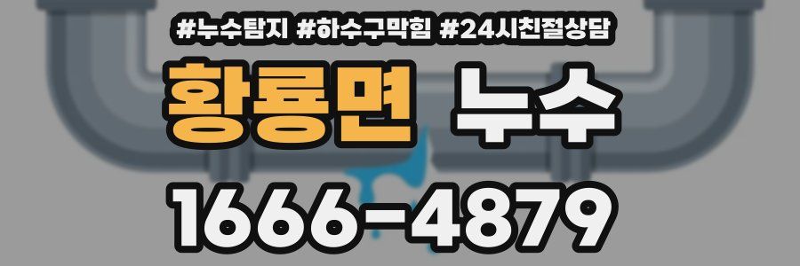 황룡면 누수