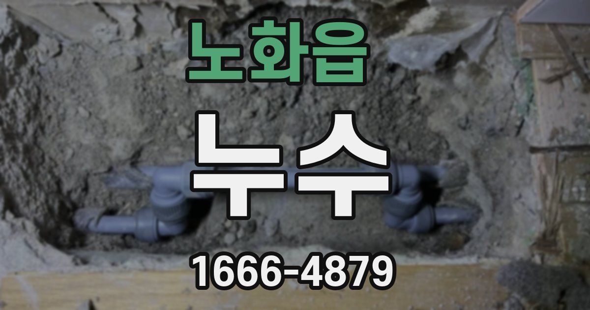 노화읍 누수