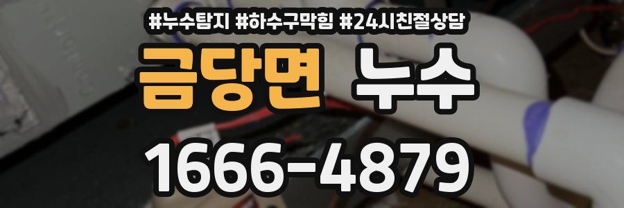 금당면 누수