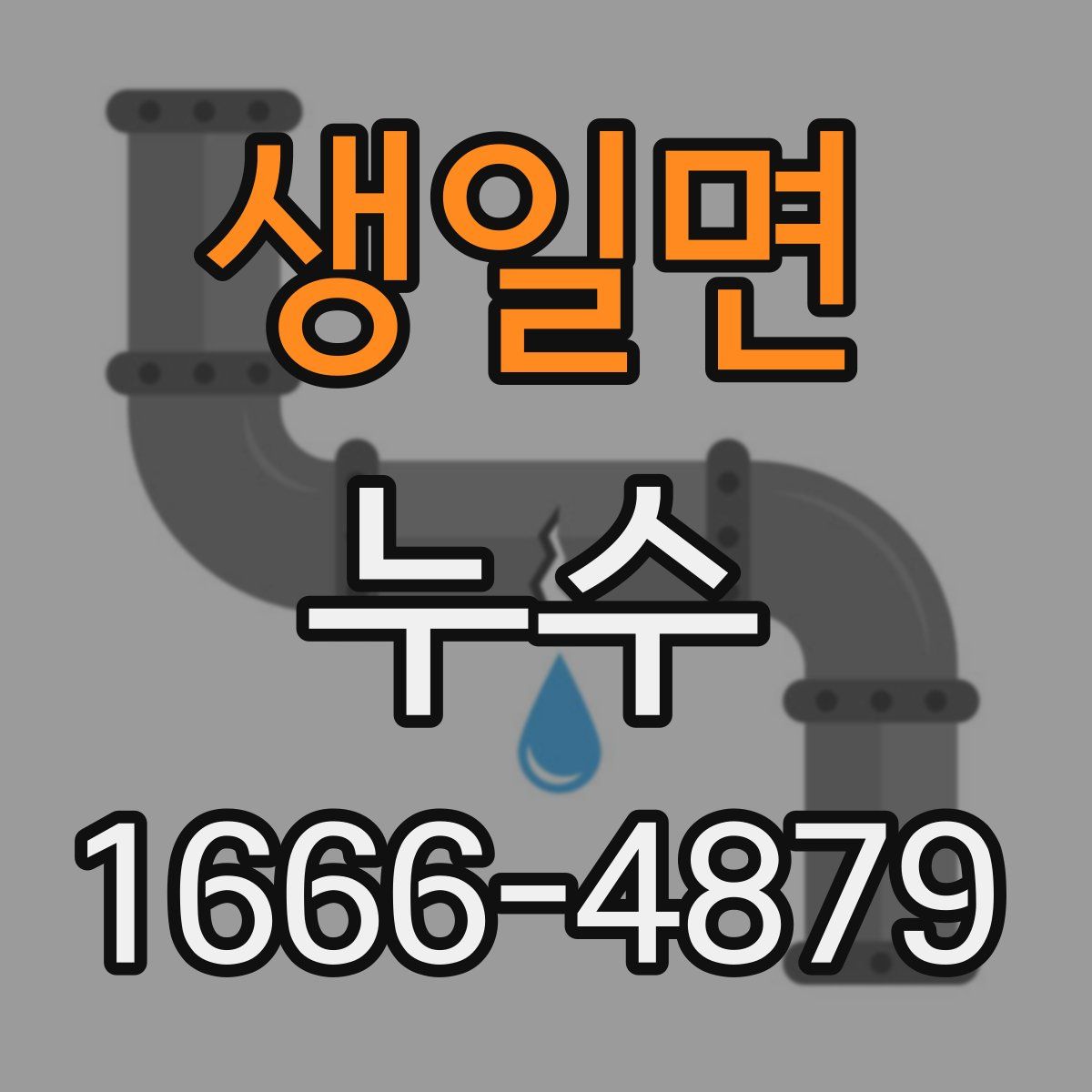 생일면 누수