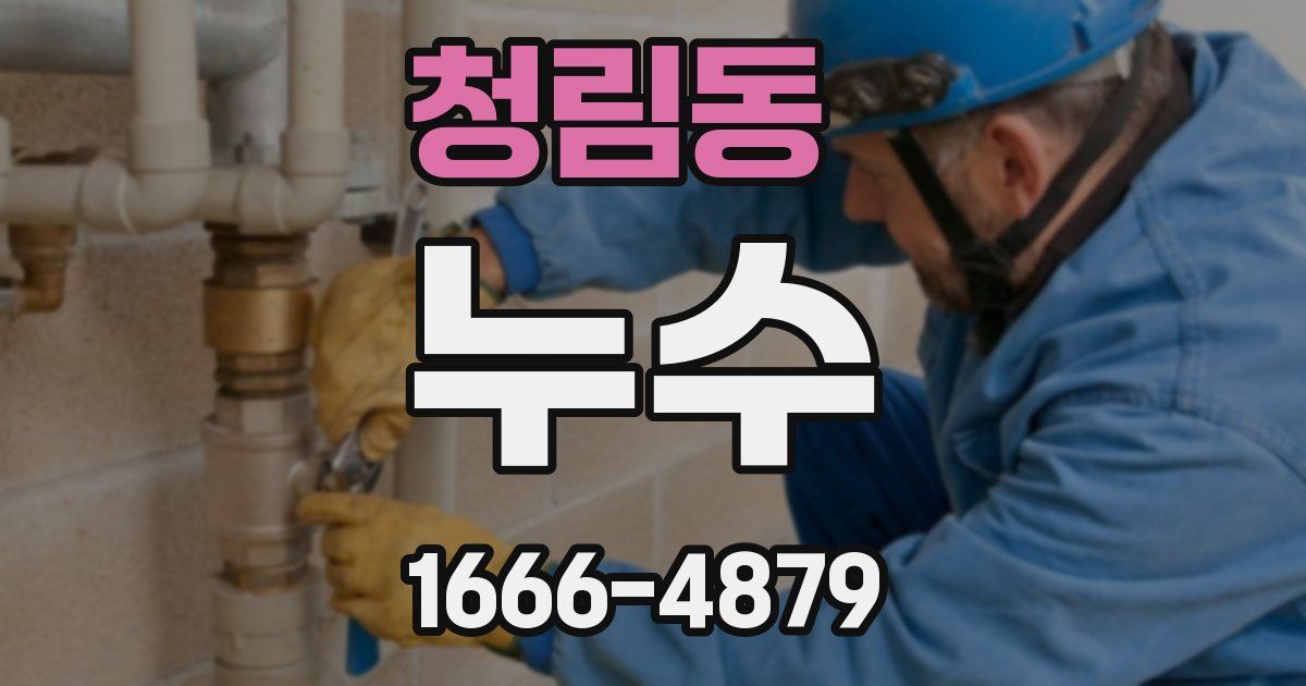 청림동 누수