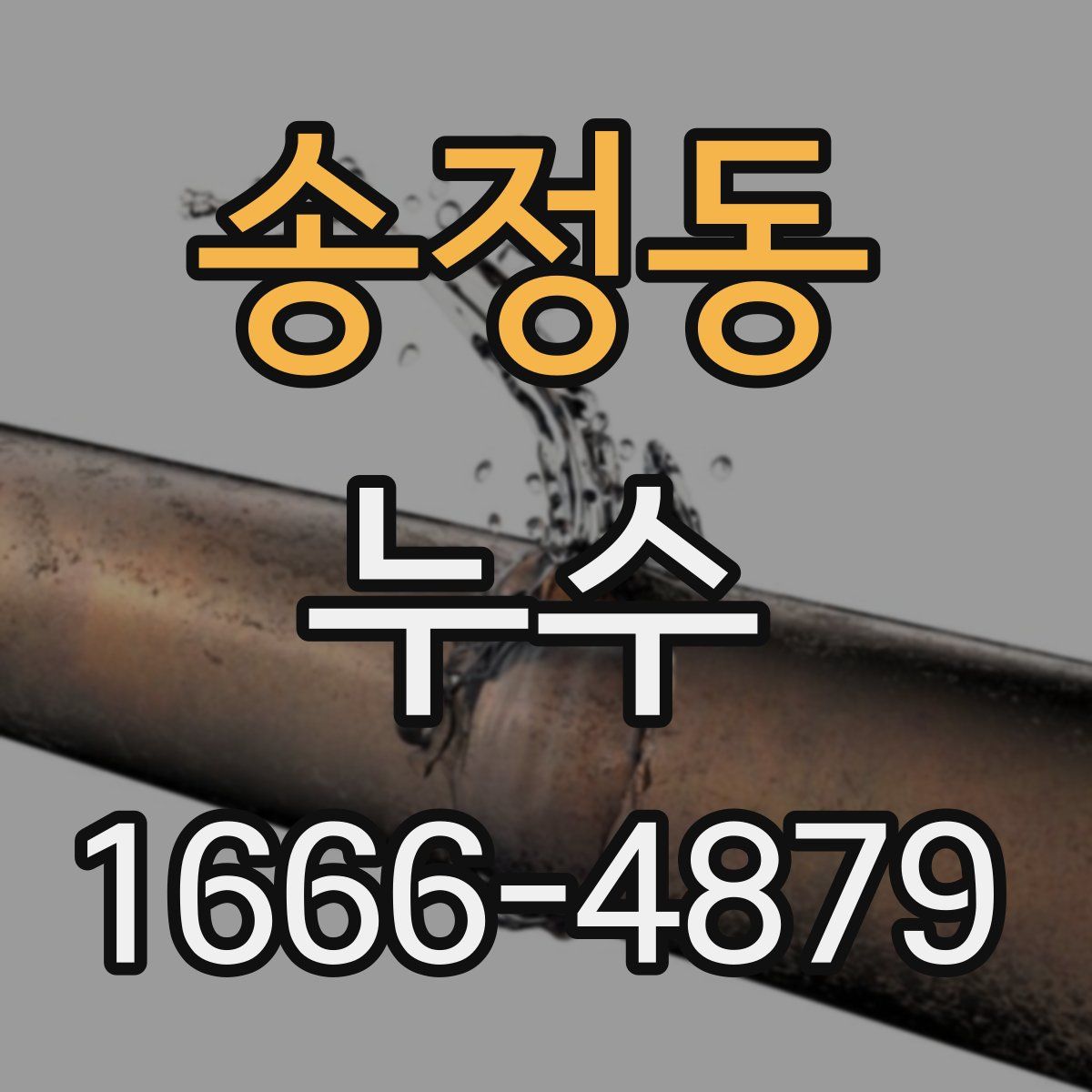 송정동 누수