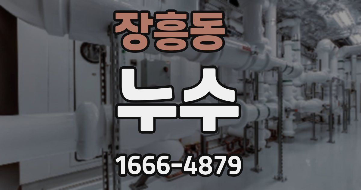 장흥동 누수