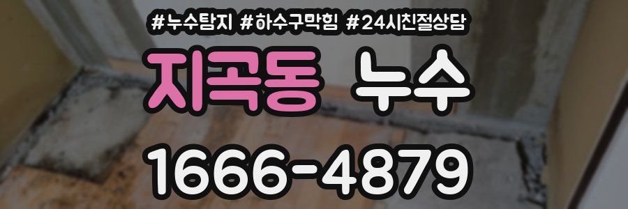 지곡동 누수