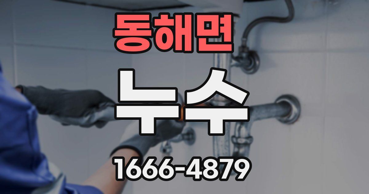 동해면 누수