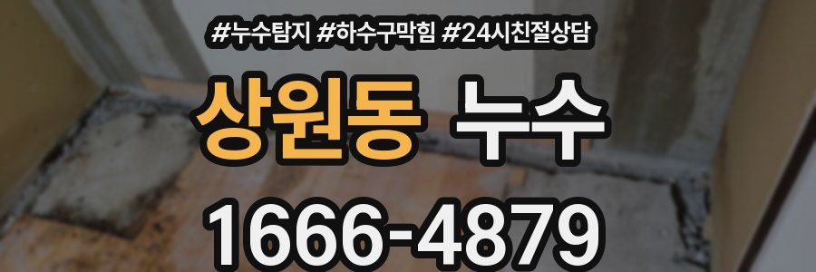 상원동 누수