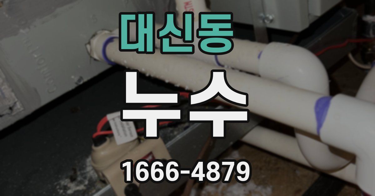 대신동 누수