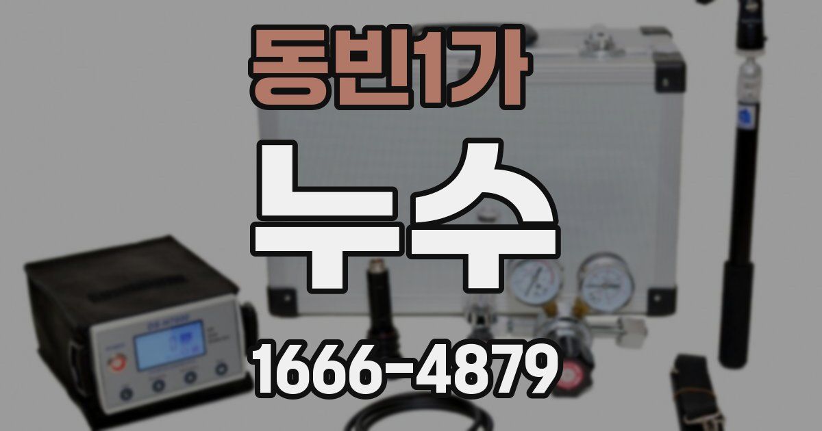 동빈1가 누수