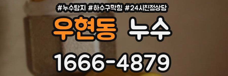 우현동 누수